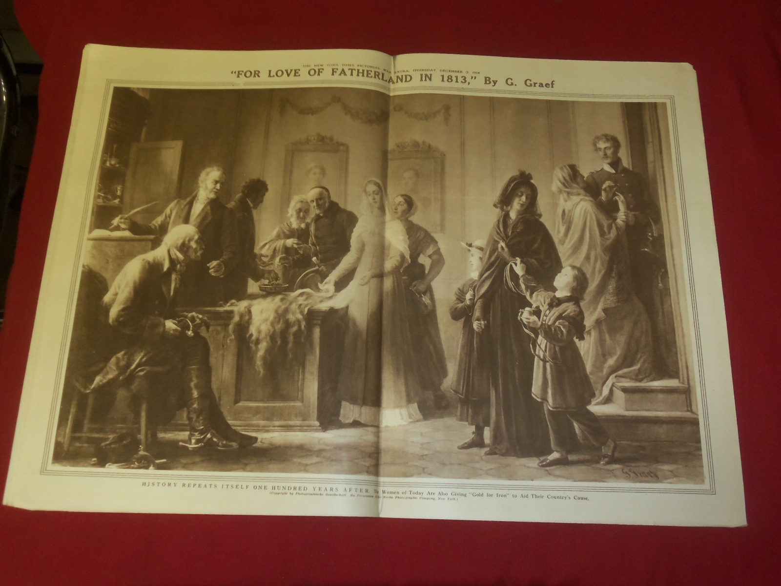 1914 DECEMBER 3 NY TIMES PICTORIAL WAR EXTRA SECTION-THE EARL KITCHENER- NP 3939