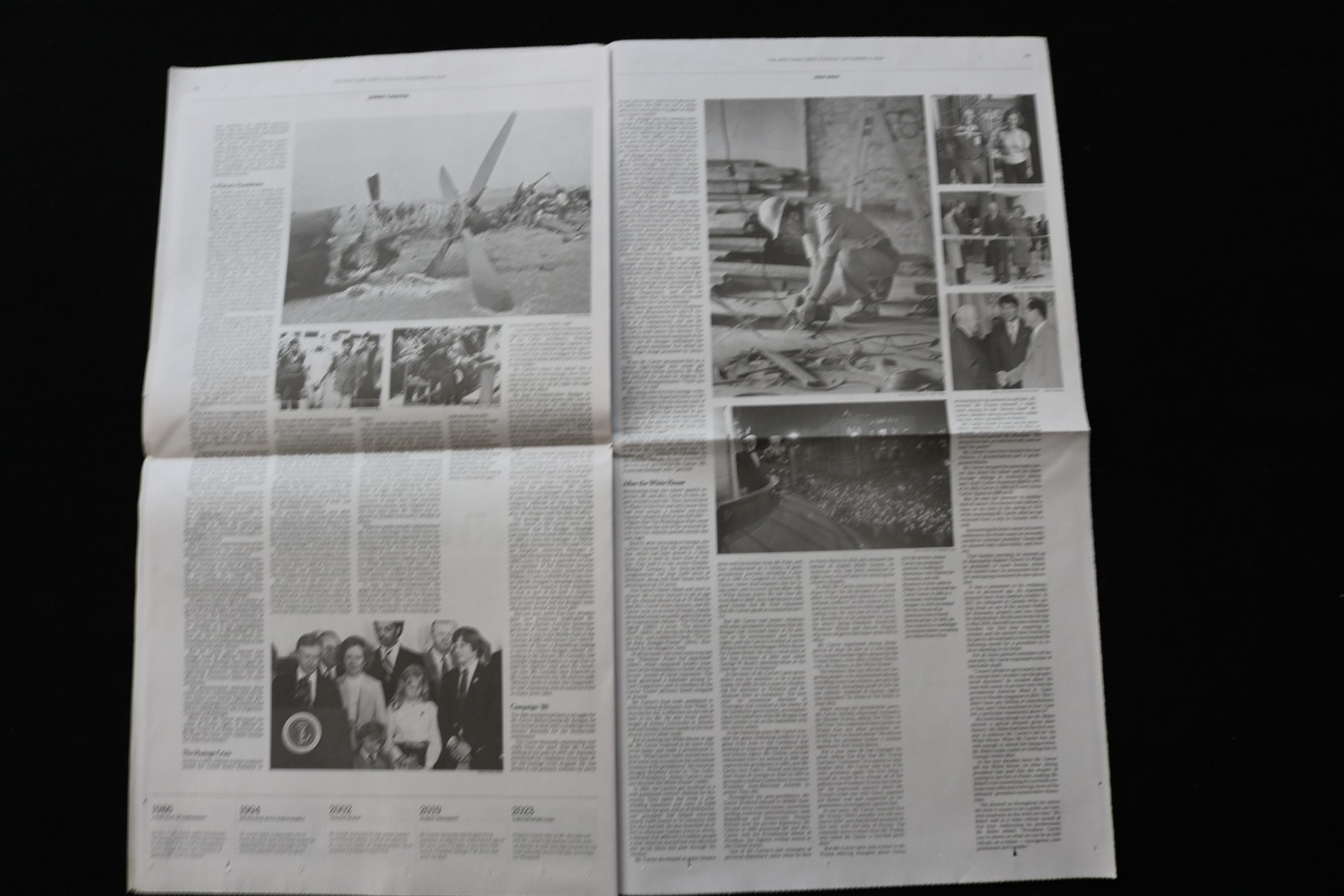 2024 DECEMBER 31 NEW YORK TIMES – JIMMY CARTER OBITUARY AND SPECIAL SECTION