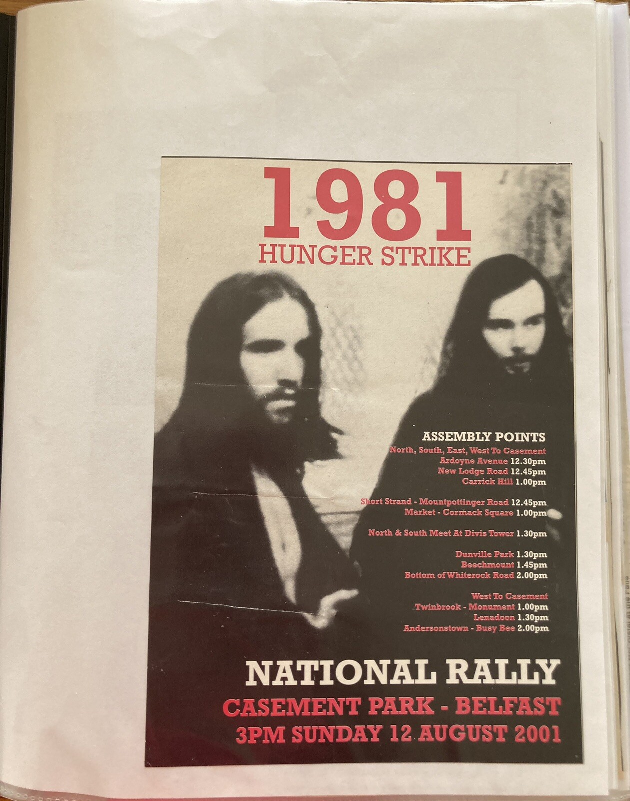 Northern Ireland ‘Troubles’ Clippings-newspapers/2 binders/1995-96