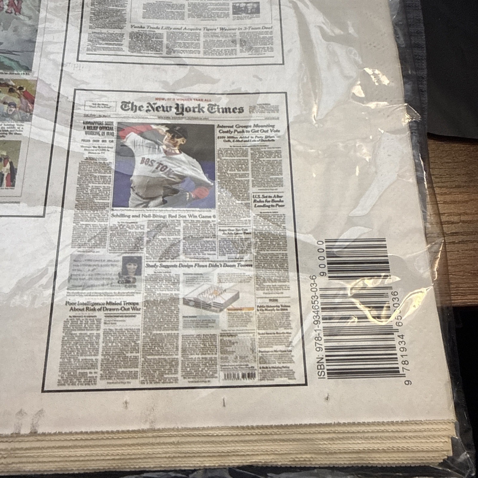 BOSTON RED SOX HISTORY MLB GREATEST MOMENTS NEW YORK TIMES PAPER 2009 NEW