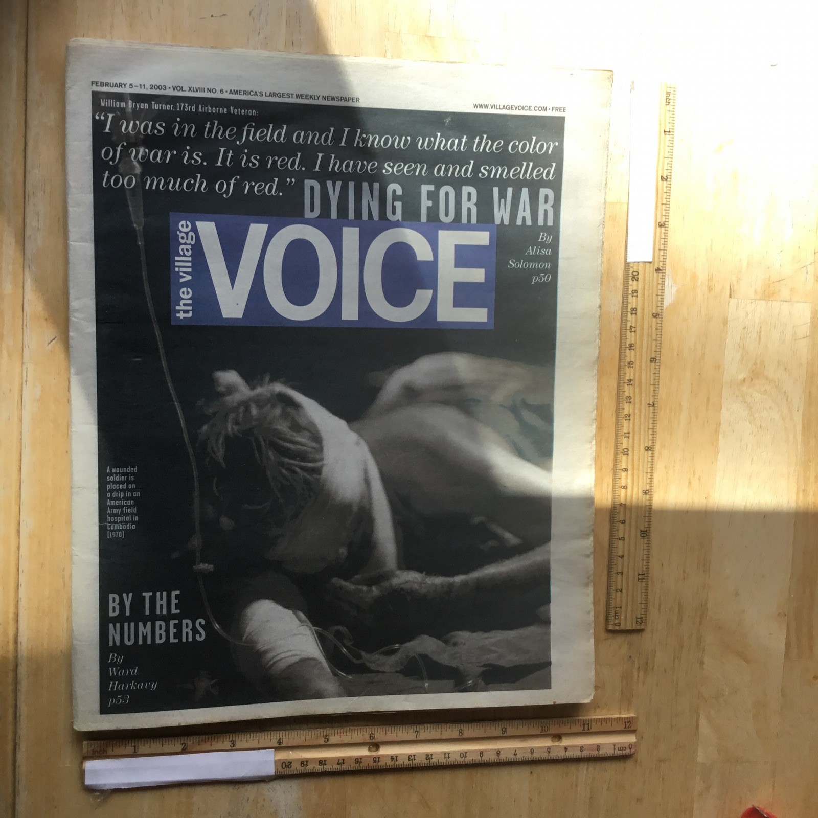 DYING FOR WAR Harkavy,Nat Hentoff The American Way Of Torture,VILLAGE VOICE 2003