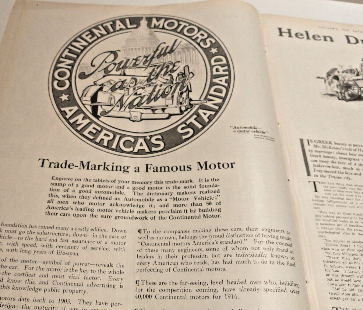 Colliers National Weekly ~ Billy Sunday Baseball Evangelist ~ 1913 Newspaper