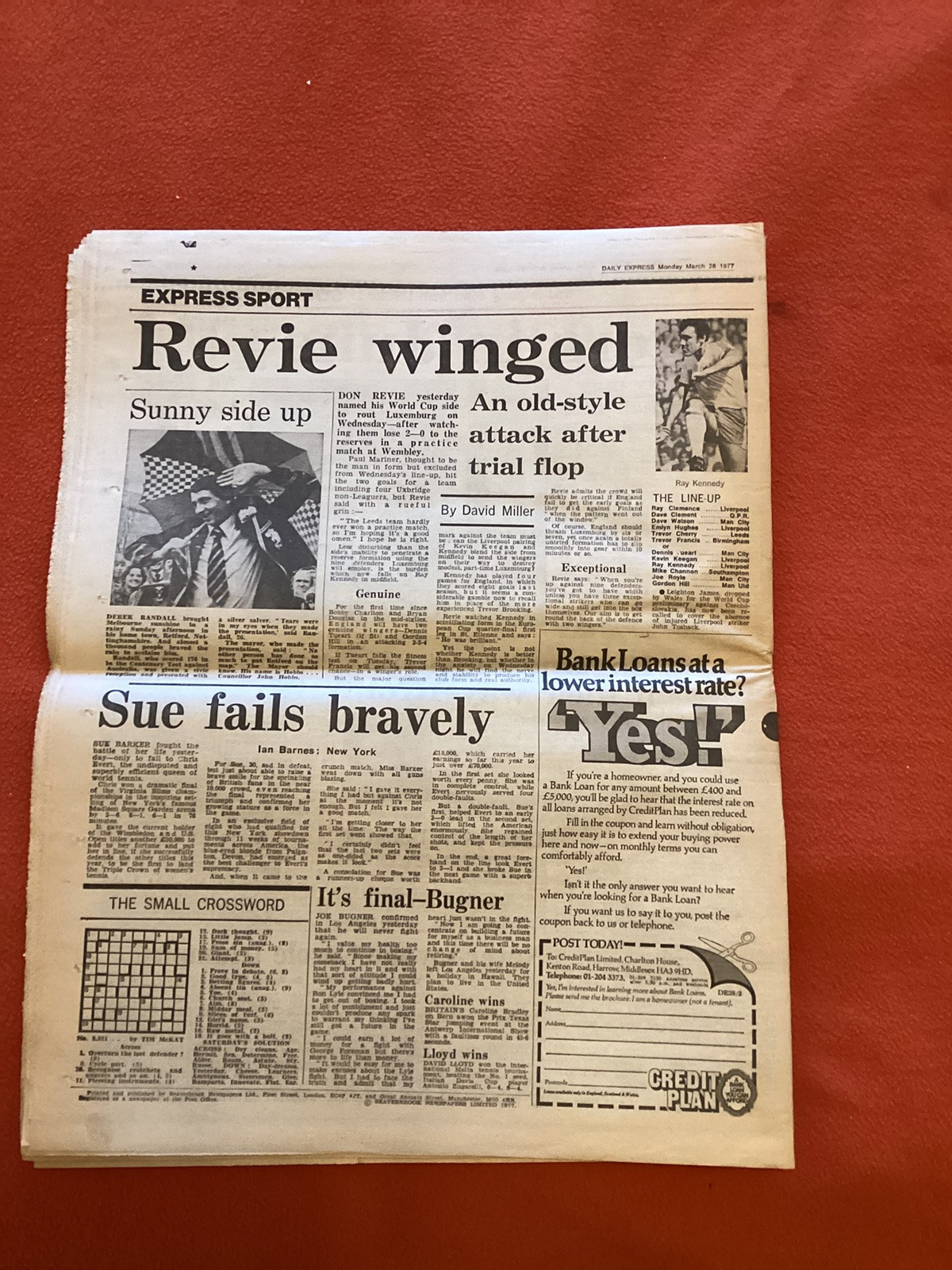 Plane Crash In Canaries 570 Killed Express March 28 1977 Original Newspaper