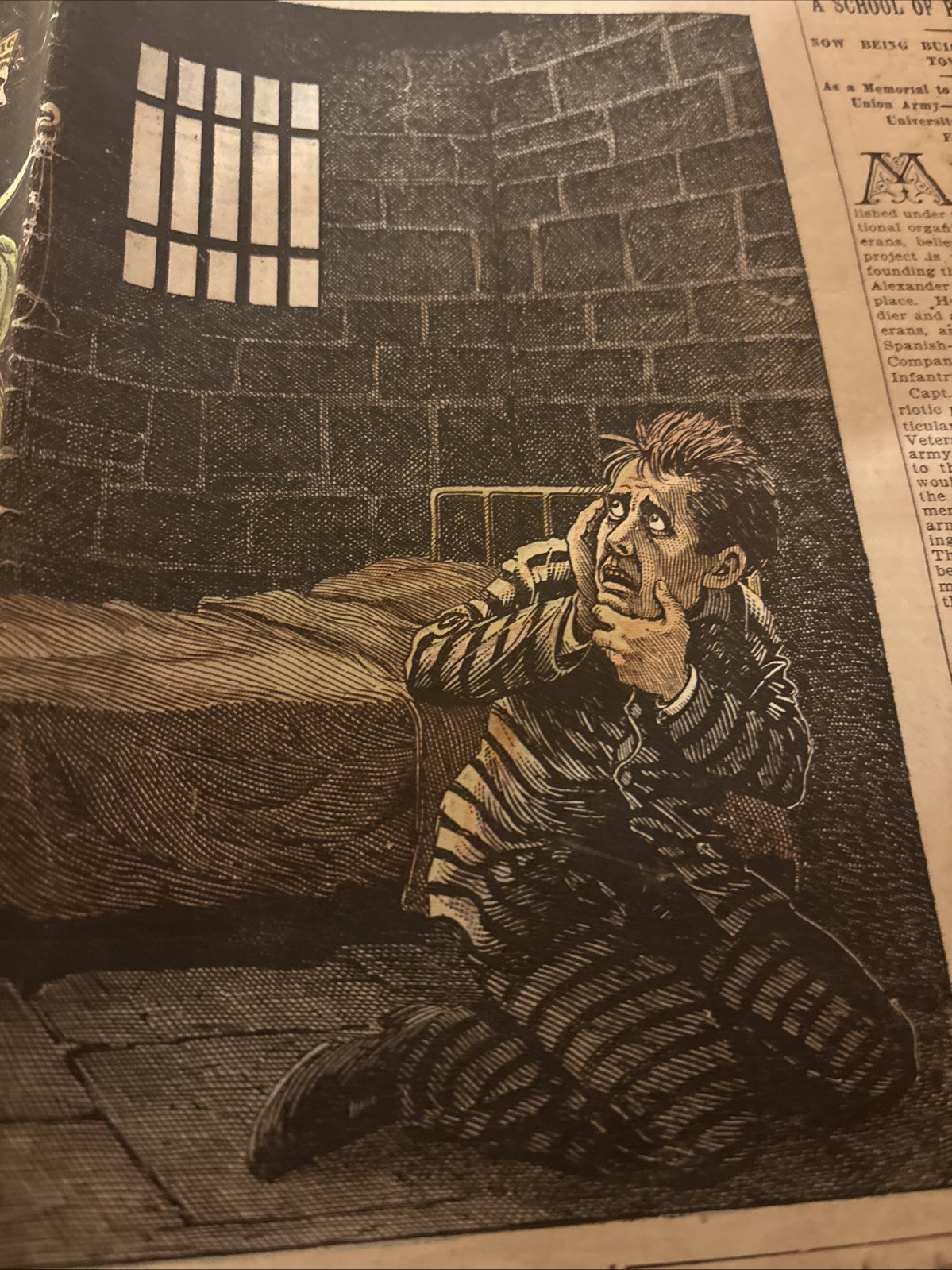 Newspaper Utica Saturday Globe 10/26/1901 McKinley Assassination Czolgosz Jailed