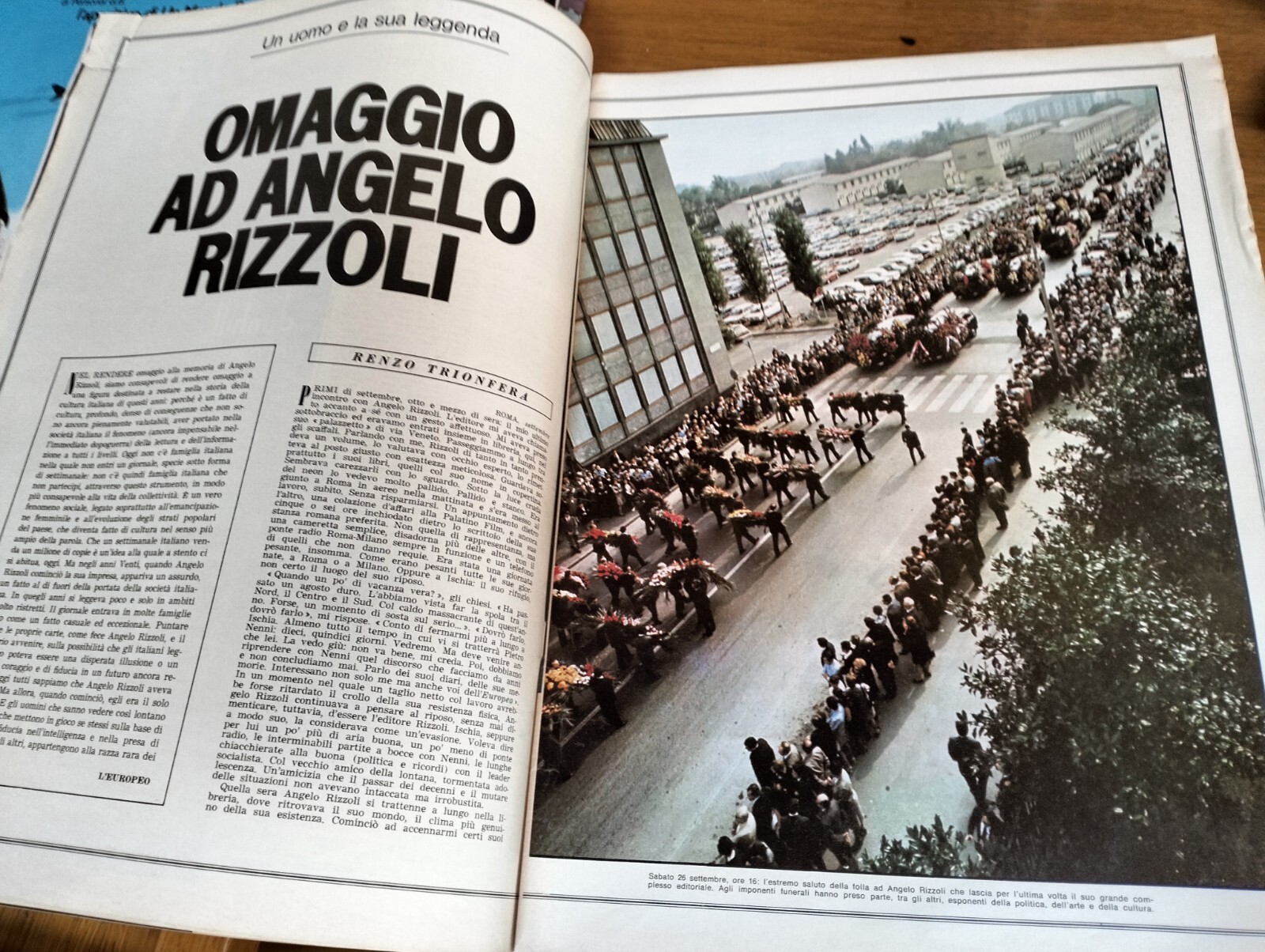 EUROPEAN 1970/41=ANGELO RIZZOLI=AMERICA’S CUP=MAURO DE MAURO=CHRISTINE JORGENSEN