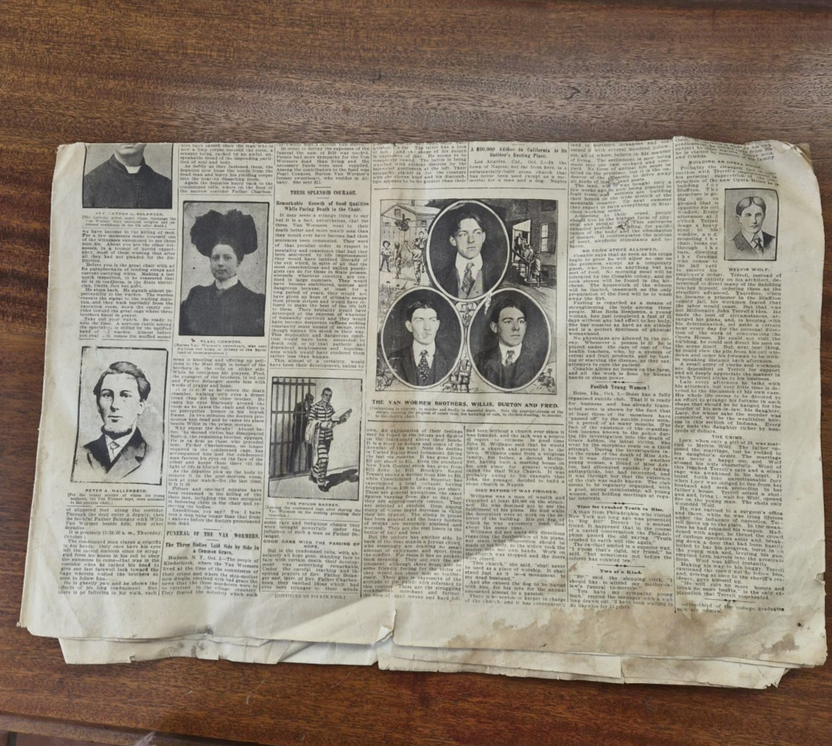 ANTIQUE NEWSPAPER: 1903 Saturday Globe, Utica, NY, Bulls & Bears