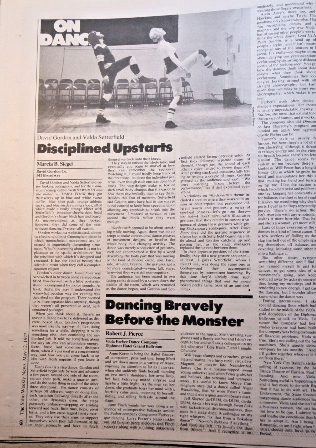 SOHO WEEKLY NEWS May 12 1977 THE PHOENIX PROJECT Good Only