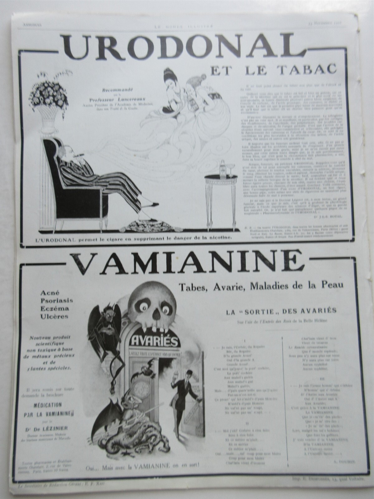LE MONDE ILLUSTRE Nov 25, 1916 WWI French magazine
