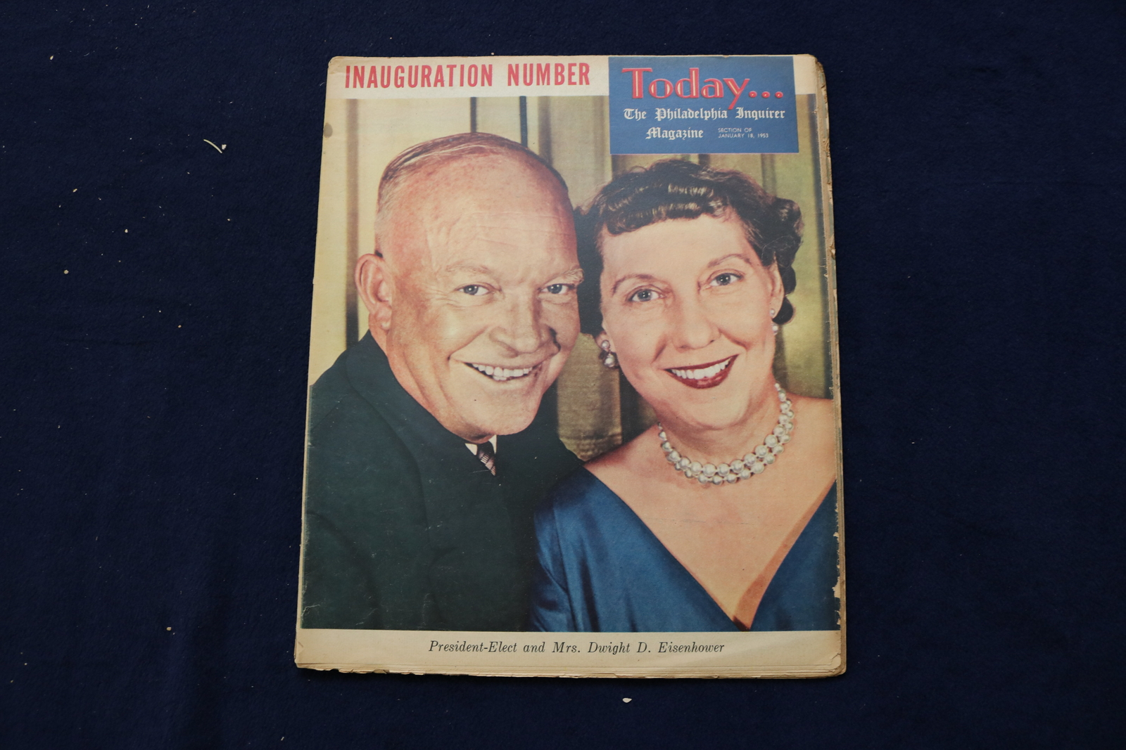 1953 JANUARY 18 THE PHILADELPHIA INQUIRER MAGAZINE – DWIGHT EISENHOWER – NP 8699