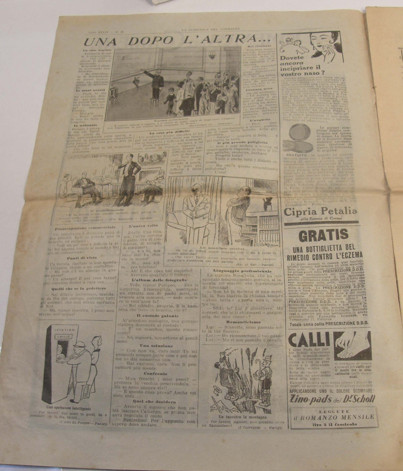 SEPTEMBER 1932 LA DOMENICA DEL CORRIERE ITALIAN NEWSPAPER QUEEN ELENA COVER