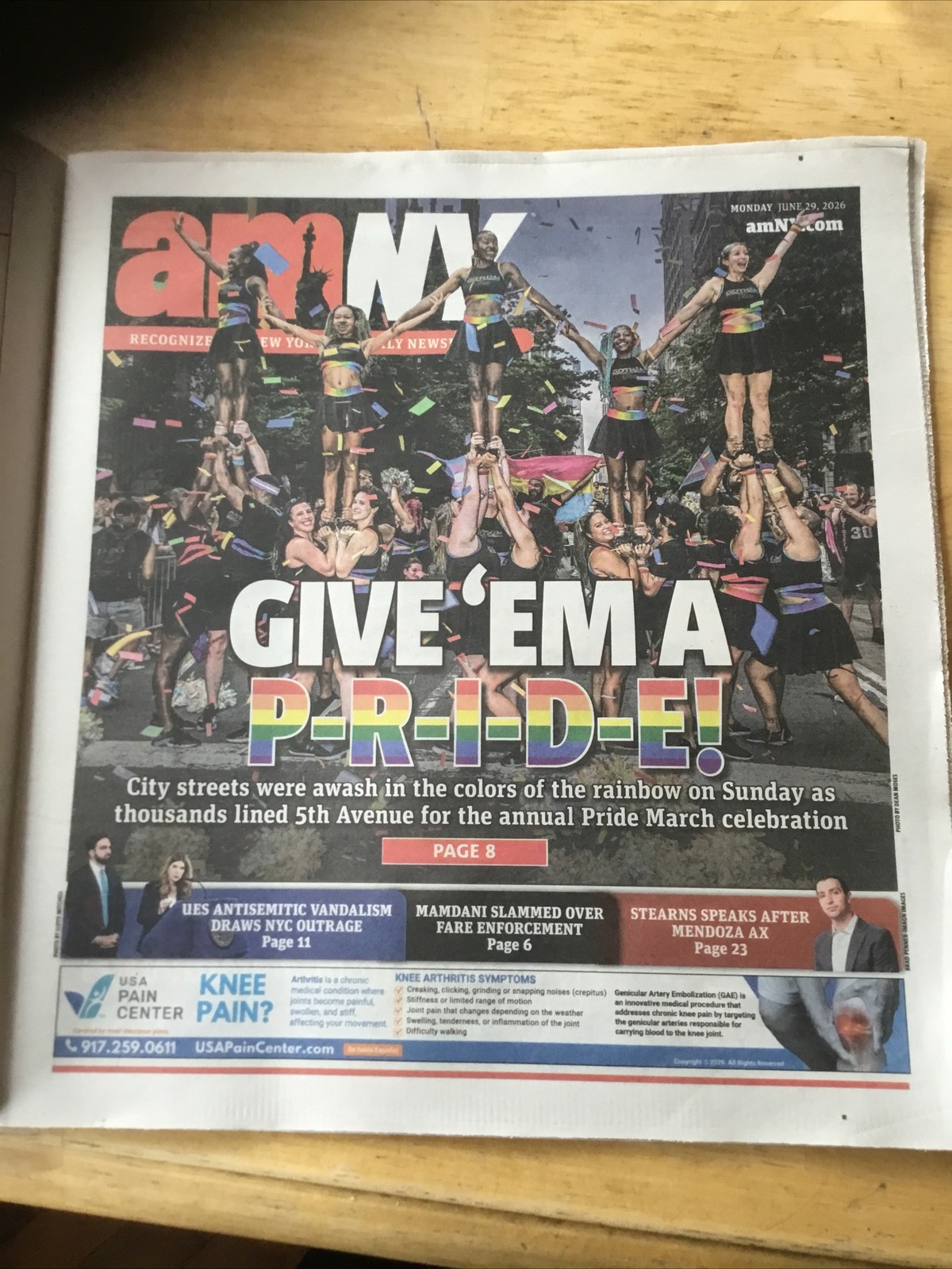 New York City Gay Pride March Parade 2026 The Big Apple NYC In Rainbow Colors…