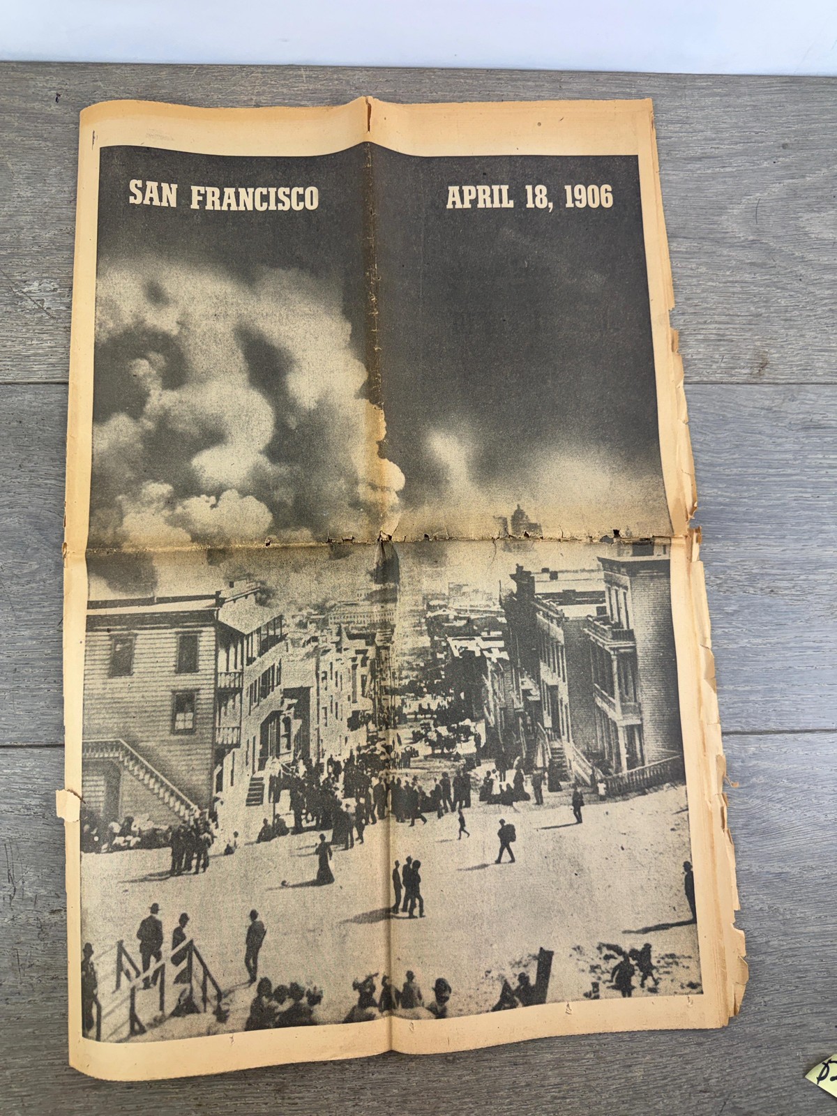 Vintage 1956 San Francisco Chronicle 1906 Quake Fire CA Newspaper Supplement