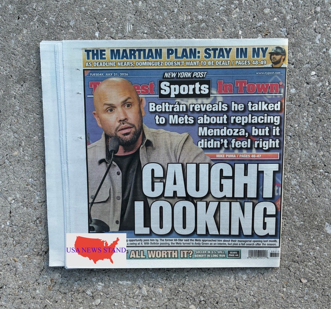 NEW YORK POST – TUESDAY JULY 21, 2026 (NYC DEM SOCIALISTS – WHITE SUPREMACY)