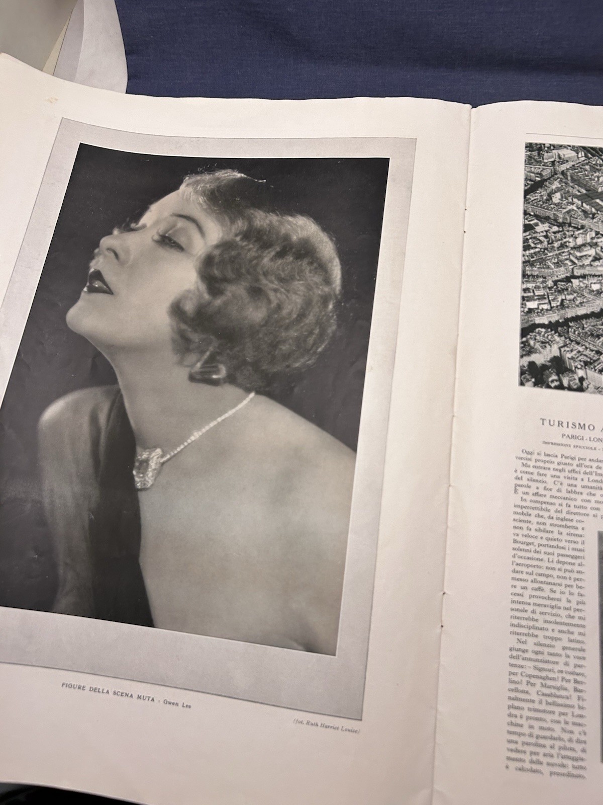 July 1929 La Grande Illustrazione Italy Newspaper Swimsuit Seaplane Women Fashio