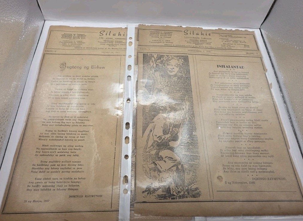 1946-1947 Philippine Weekly Publication “Silahis” & “ILang-ILang” Clippings.19pc