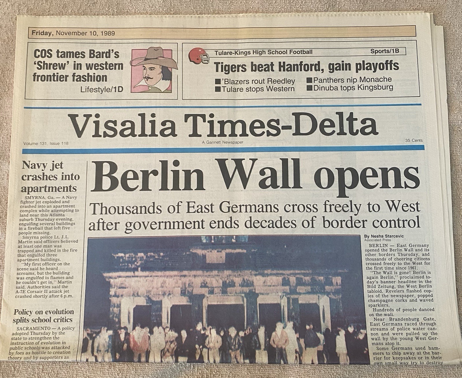 Collection of Vintage Newspapers Featuring Historic Events, 1964-2003, Lot of 14