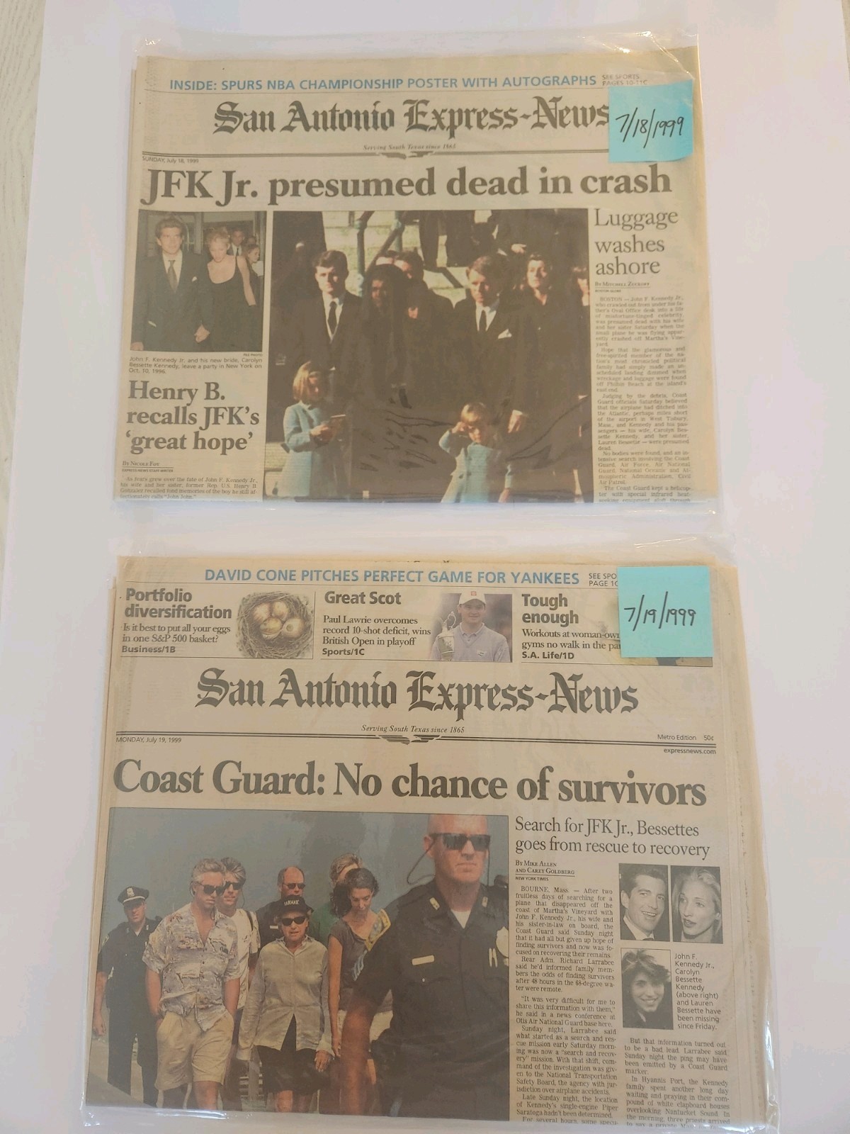 JFK Jr 1996 Wedding & 1999 Plane Crash/Death