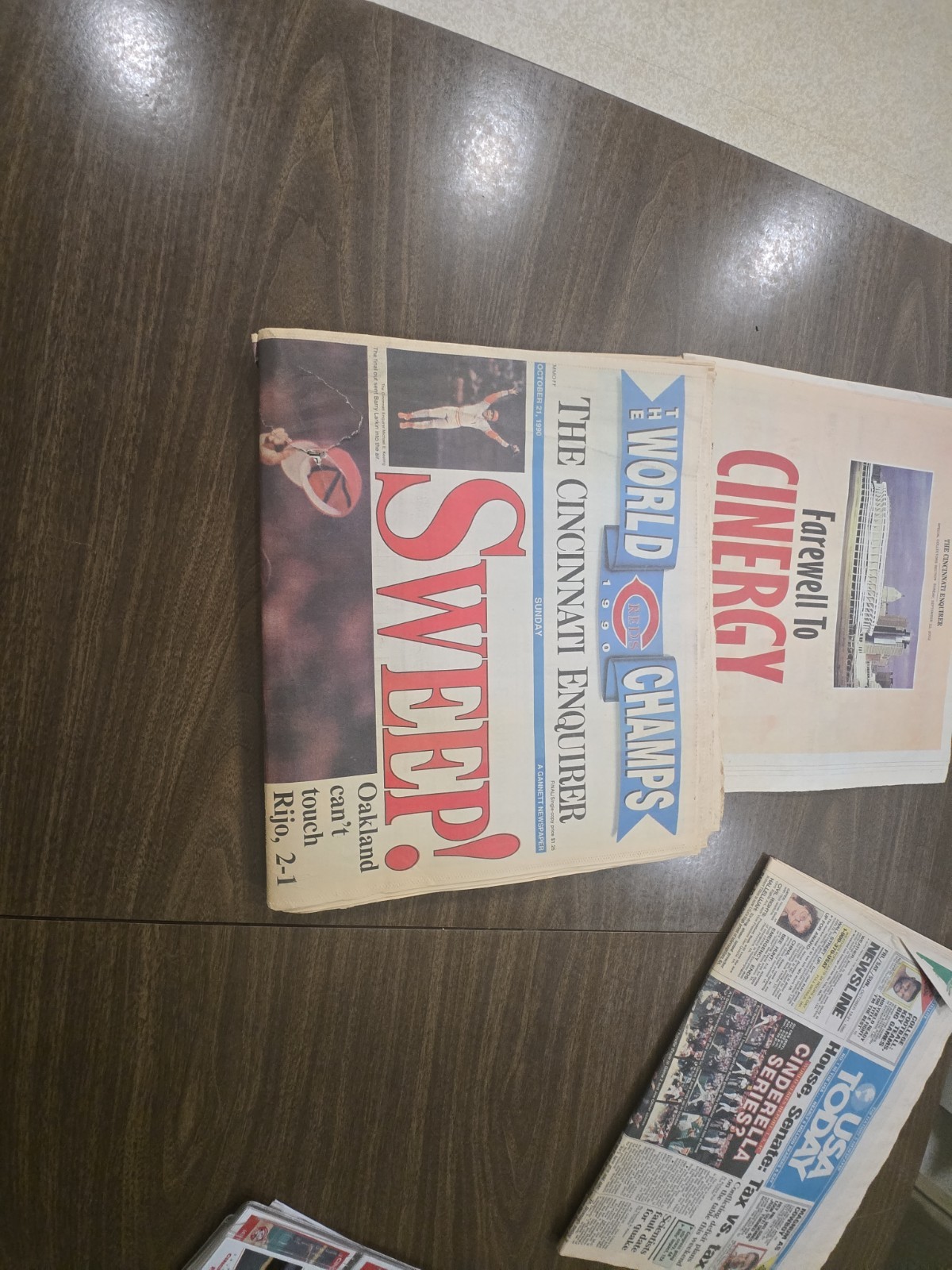 Cincinnati Reds Vintage Newspapers