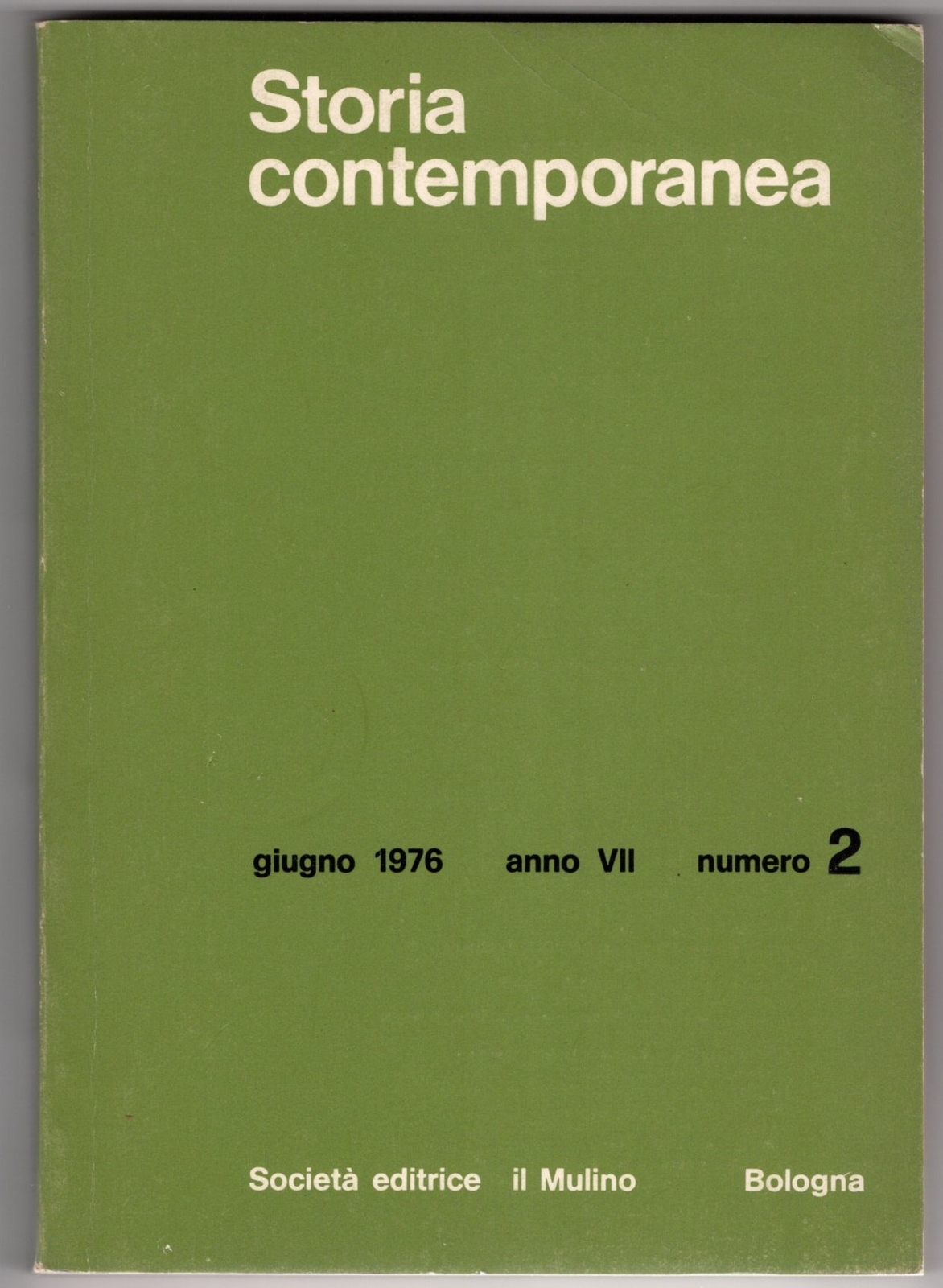 CONTEMPORARY HISTORY – N 2, JUNE – 1976