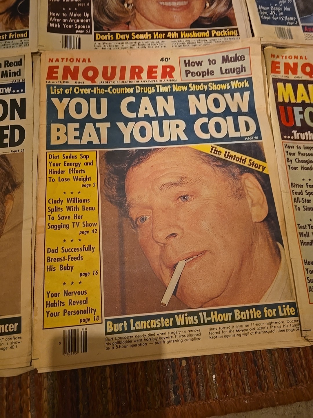 Vintage Lot Of 7 ‘National ENQUIRER’ Magazines (4) 1979 And (2) 1980 Editions