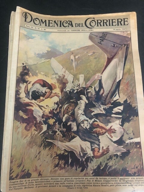 La Domenica de Corriere 33 1960 Col Visentin BL Arienti Massacre Chenoua Algeria