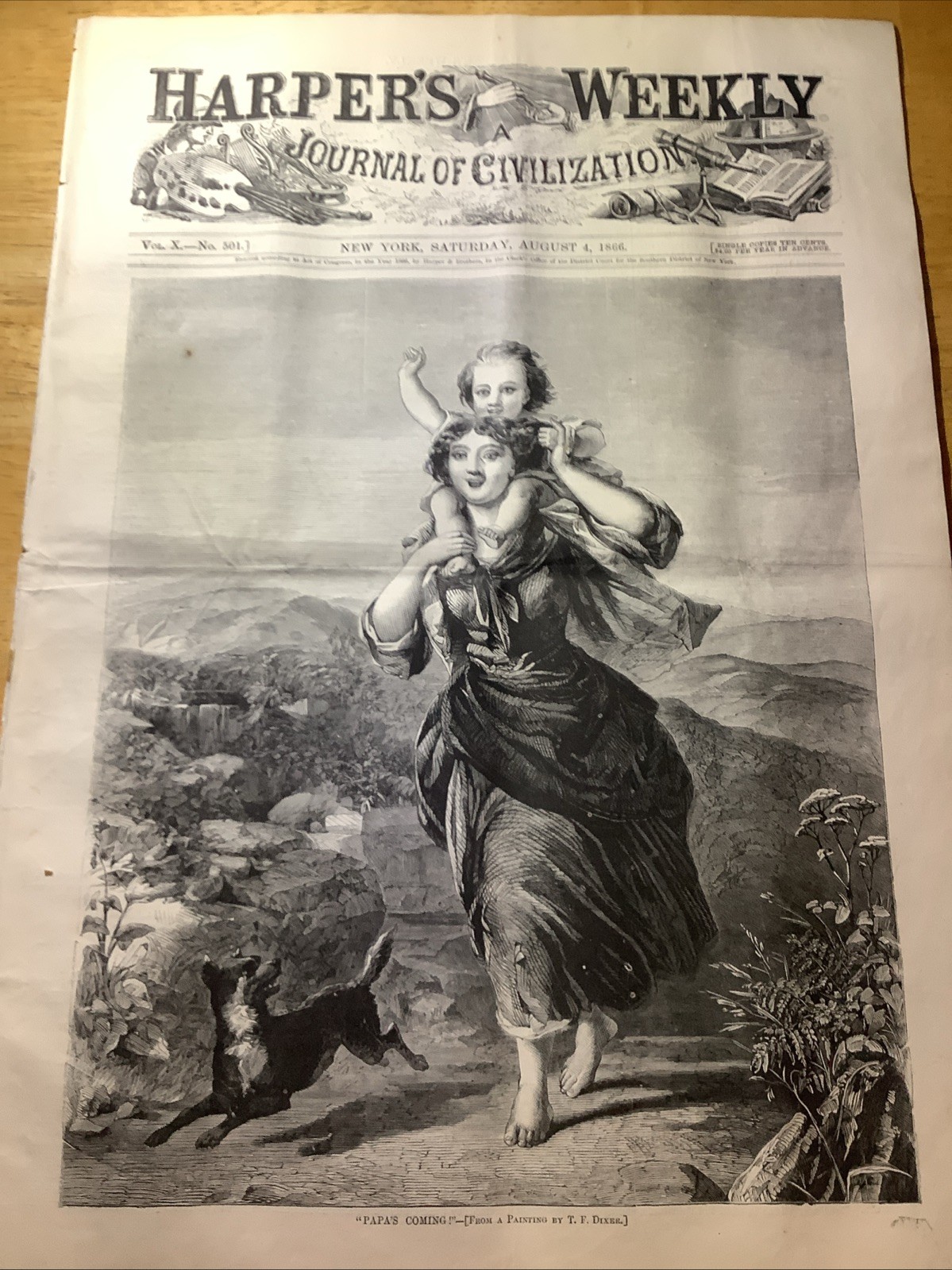 1866 HARPER’S WEEKLY NEWSPAPER ~ CIVIL WAR RECONSTRUCTION ~ GREATS PRINTS