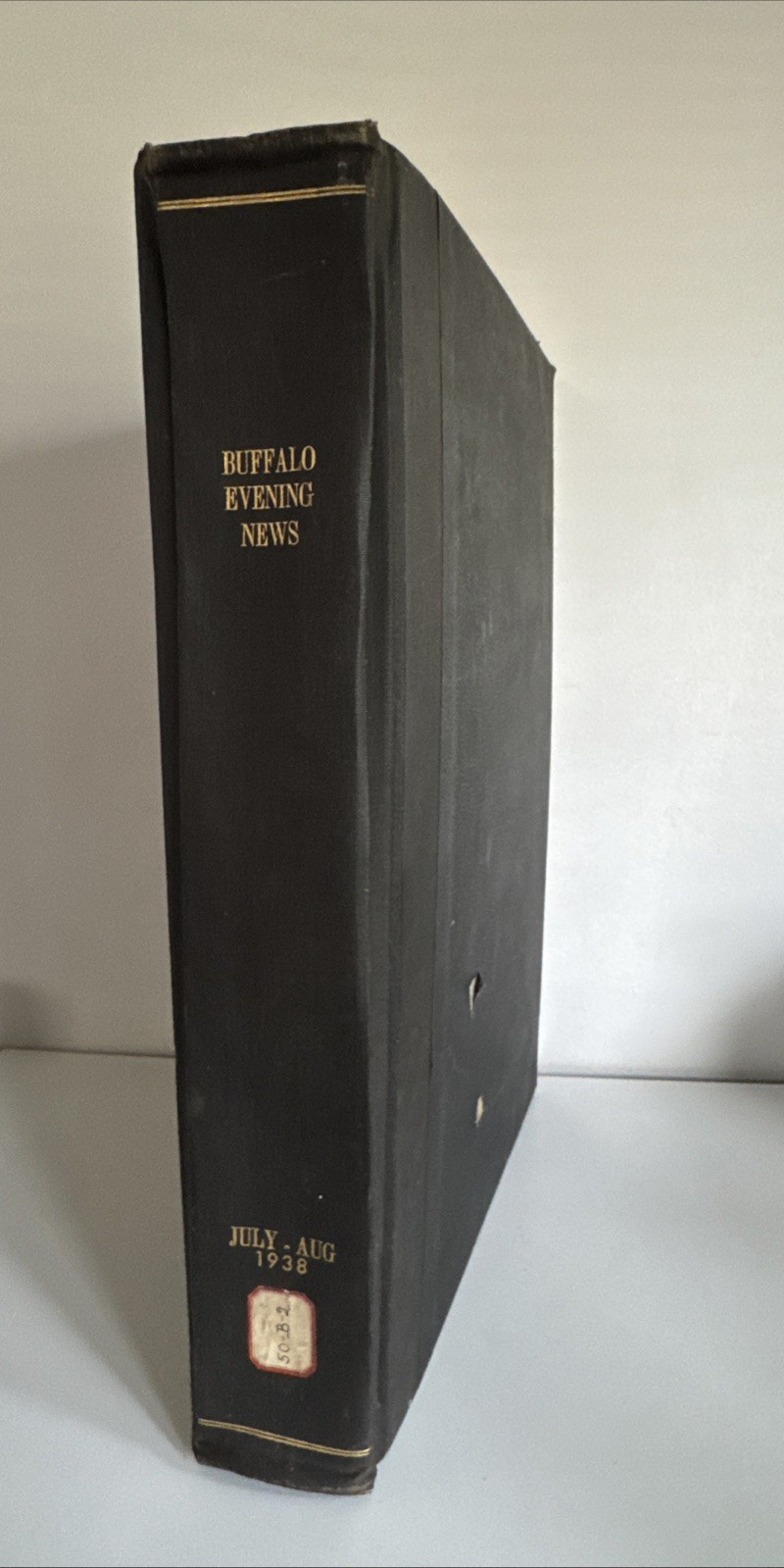 Buffalo Evening News Newspaper BOUND VOLUME 1938 – July-August – Buffalo, NY