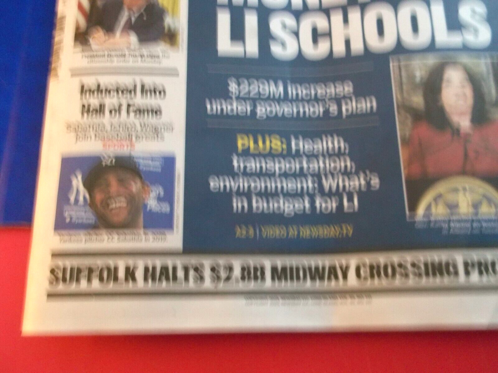 ‘MLB 2025′ “HALL OF FAME INDUCTEES’ NEWSDAY 1/22/25