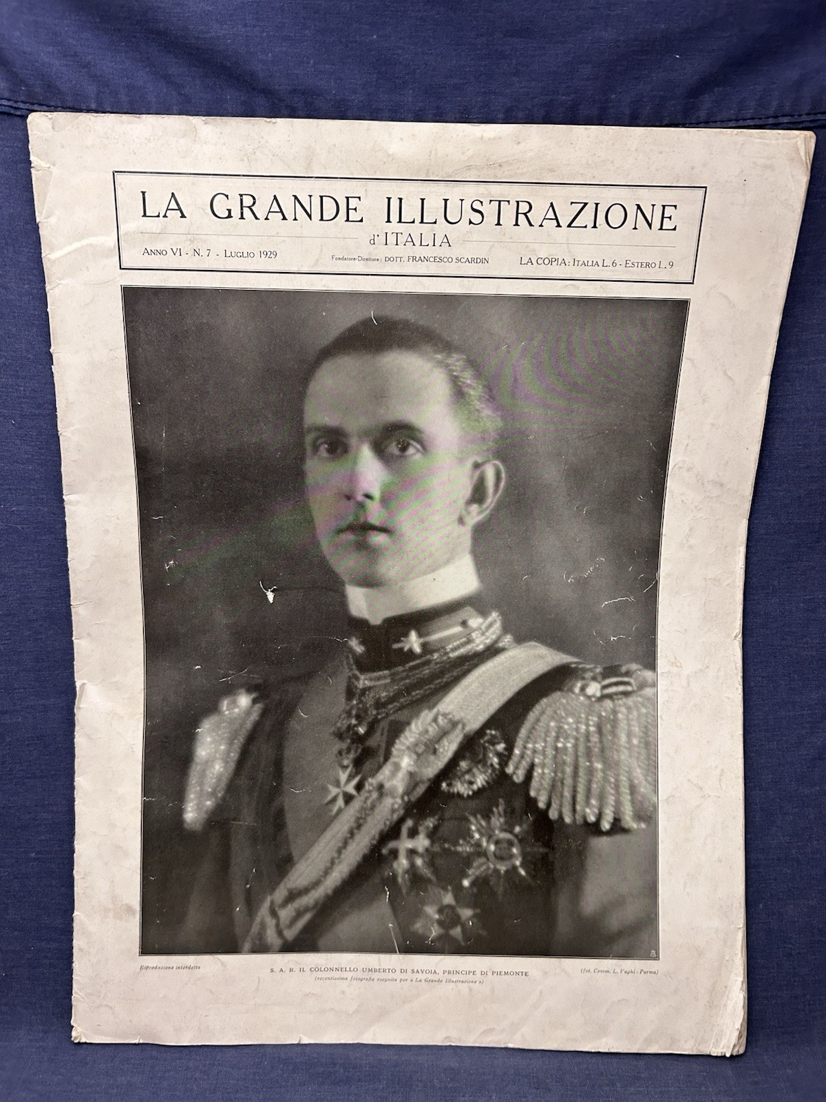 July 1929 La Grande Illustrazione Italy Newspaper Swimsuit Seaplane Women Fashio