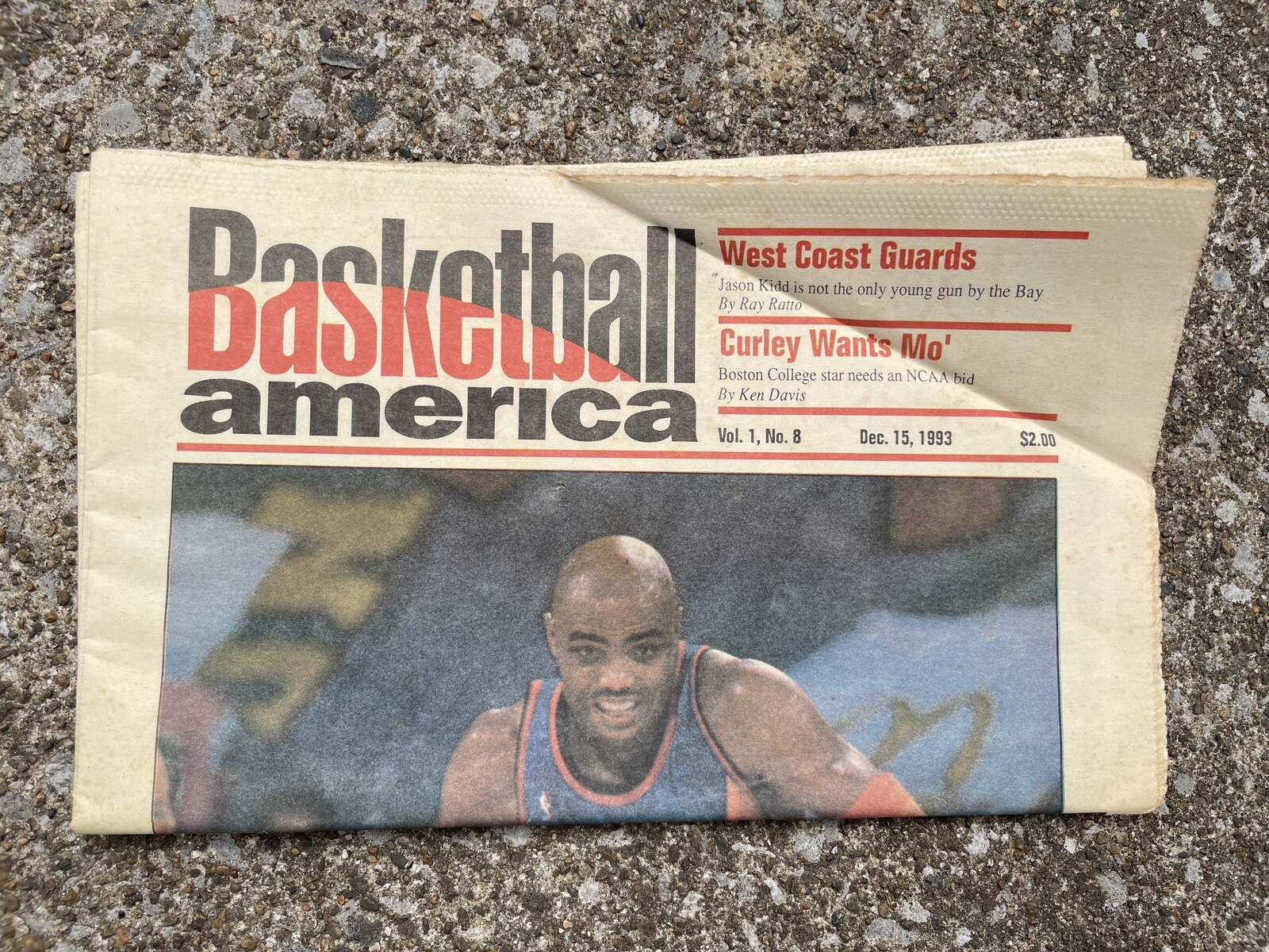 Basketball America Newspaper Charles Barkley December 15, 1993