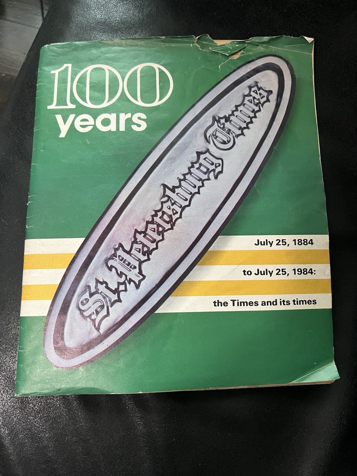 St. Petersburg Times 100 Years – Florida 1984 Vintage Newspaper Ephemera Tampa