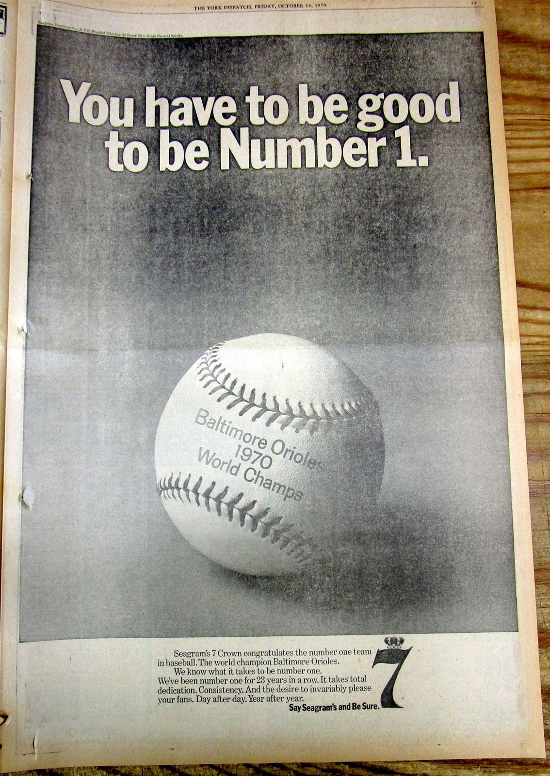 8 1970 newspapers BALTIMORE ORIOLES win baseball WORLD SERIES vs Cincinnati Reds