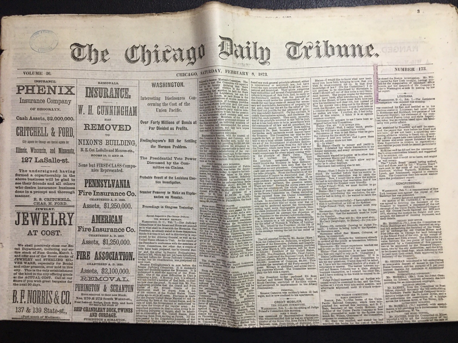 Chillicothe Illinois Wife Murder Case 1875 Beginning to End Execution-H McNulty