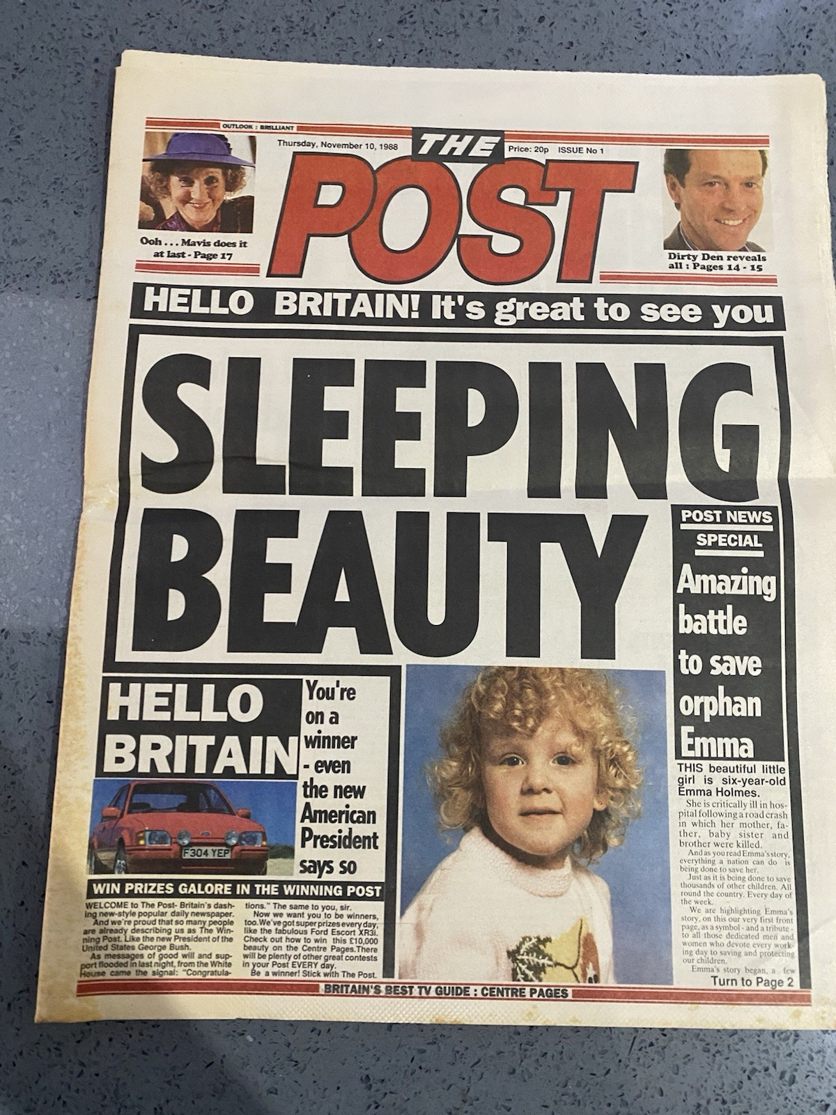 The Post Newspaper Issue 1 November 10th 1988