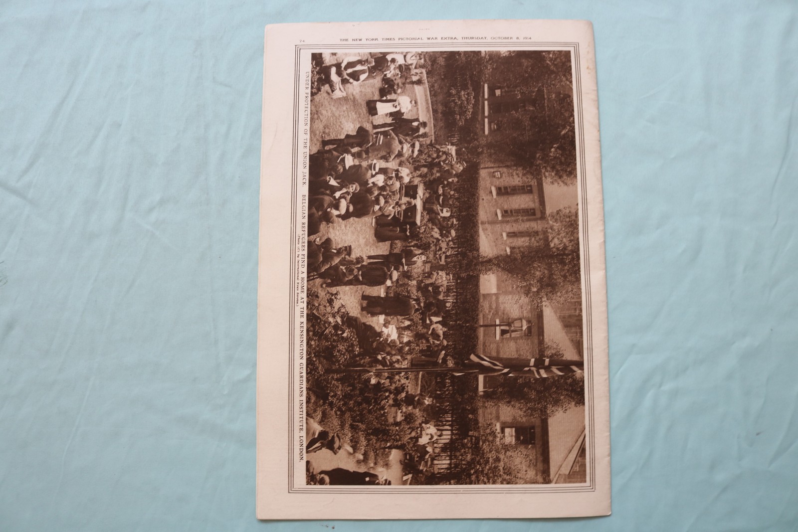 1914 OCT 8 NEW YORK TIMES MID-WEEK PICTORIAL WAR EXTRA-GERMAN PRISONER – NP 9118