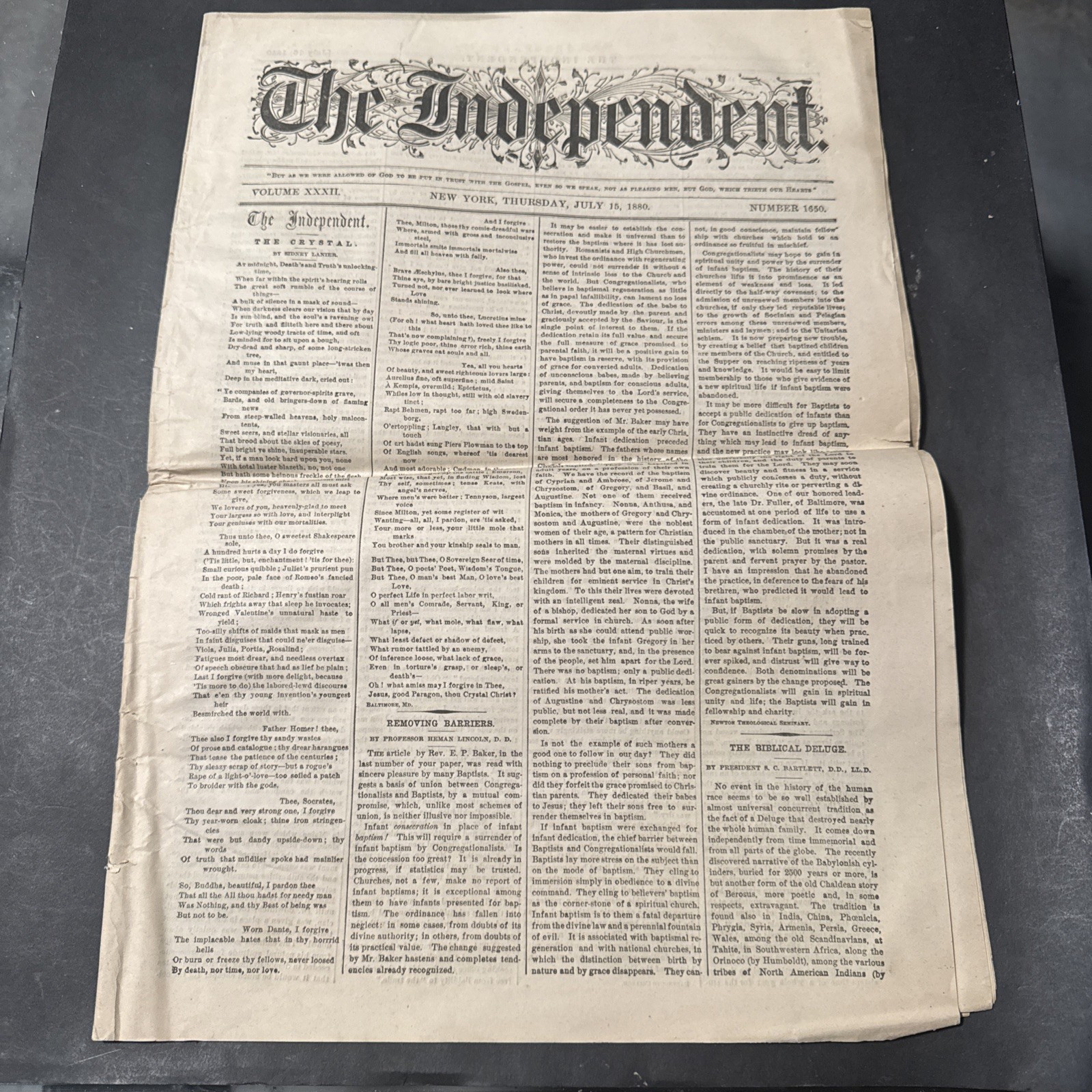 July 15 1880 The Independent Newspaper