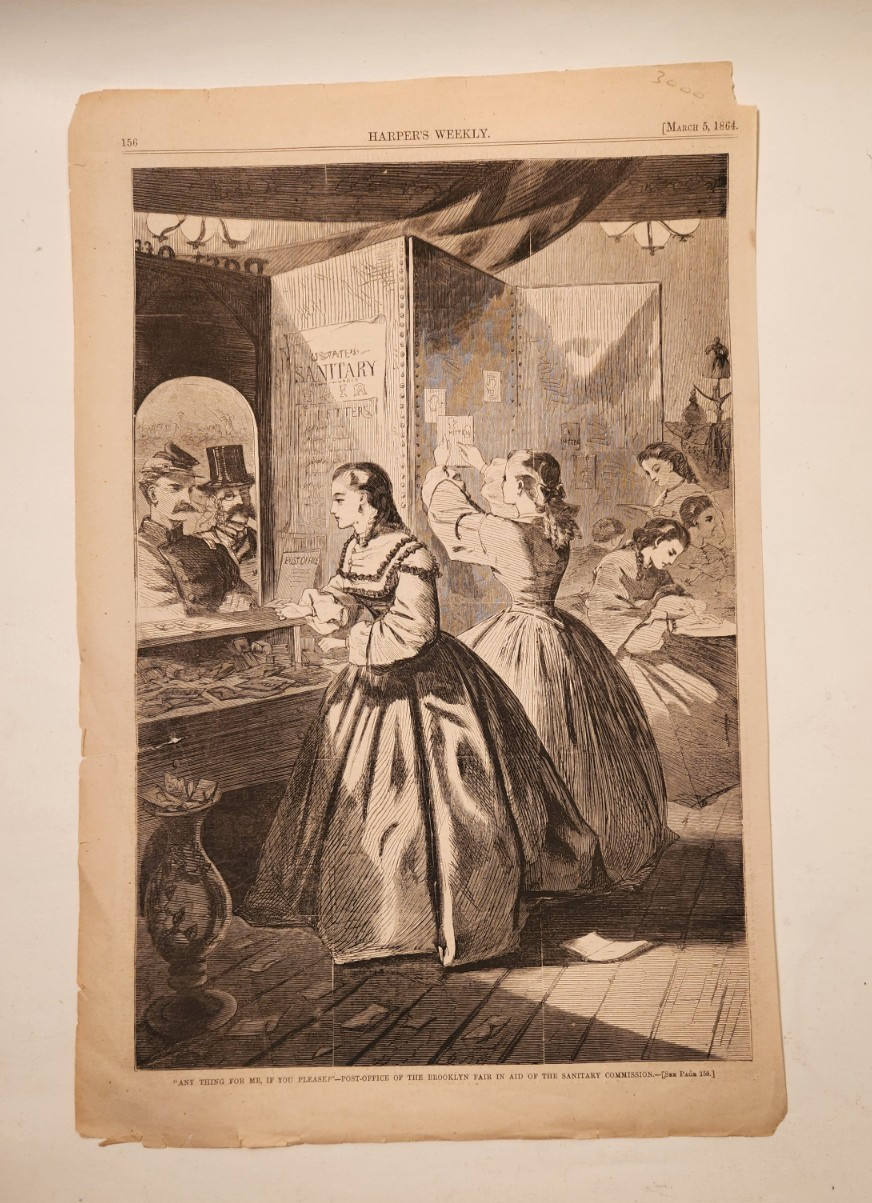 Five (5) Great Prints from Harper’s Weekly 1862,1863,1864,1869,1871 by Winslow H