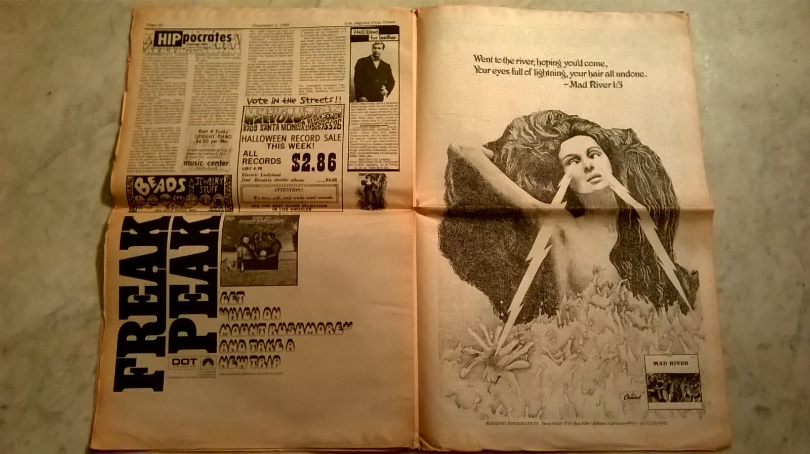 LOS ANGELES FREE PRESS November 1 – 7 1968 Vol. 5 #44 (Issue #244) Parts 1 and 2
