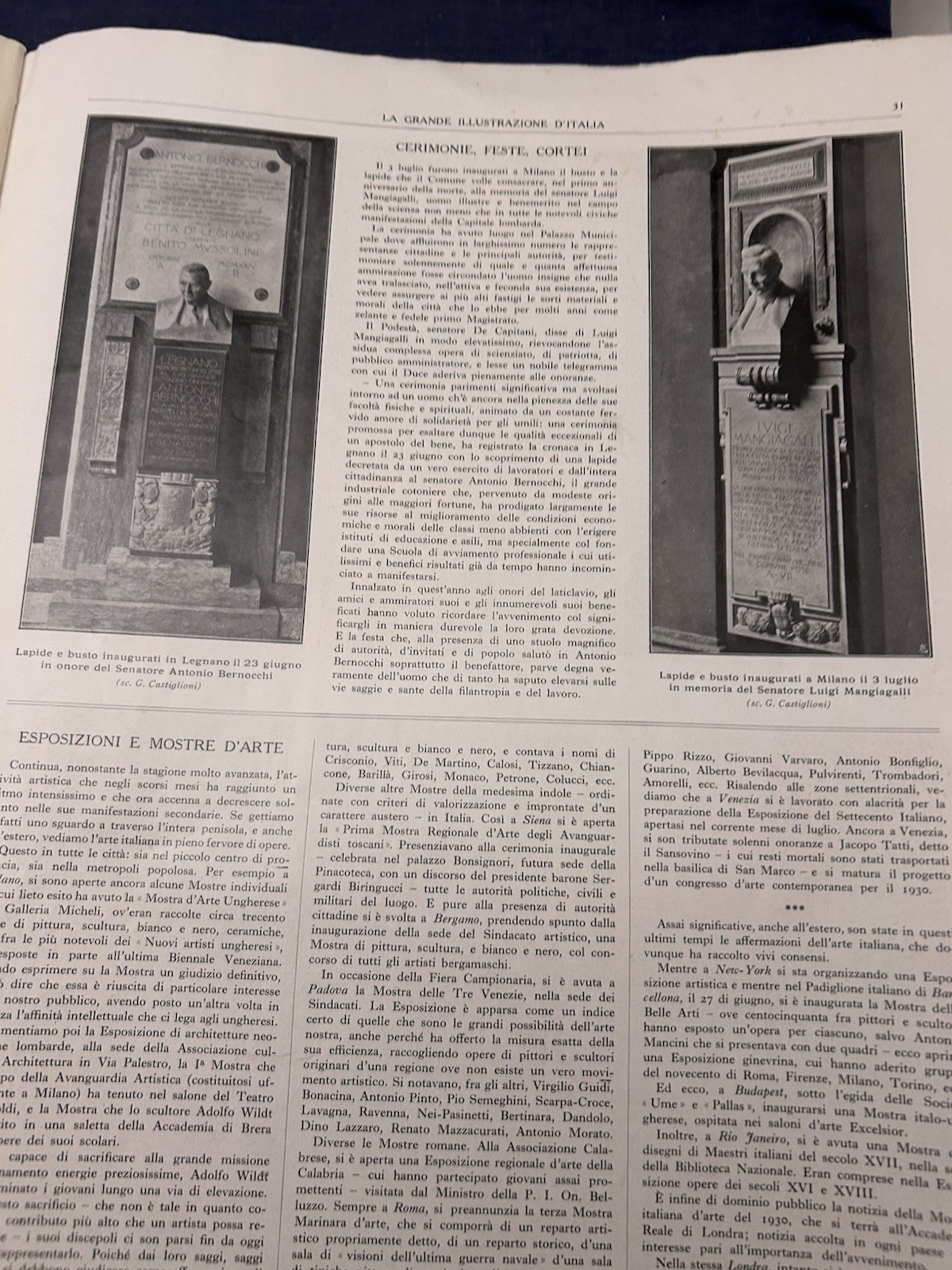 July 1929 La Grande Illustrazione Italy Newspaper Swimsuit Seaplane Women Fashio