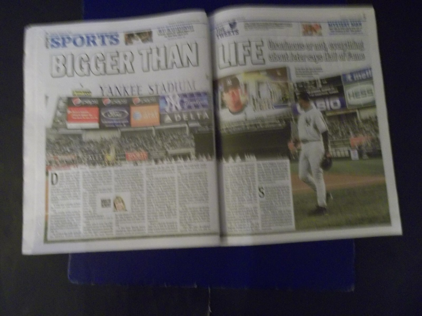 ‘DEREK JETER’ “HALL OF FAME 2020” DAILY NEWS 1/21/20 & 1/22/20