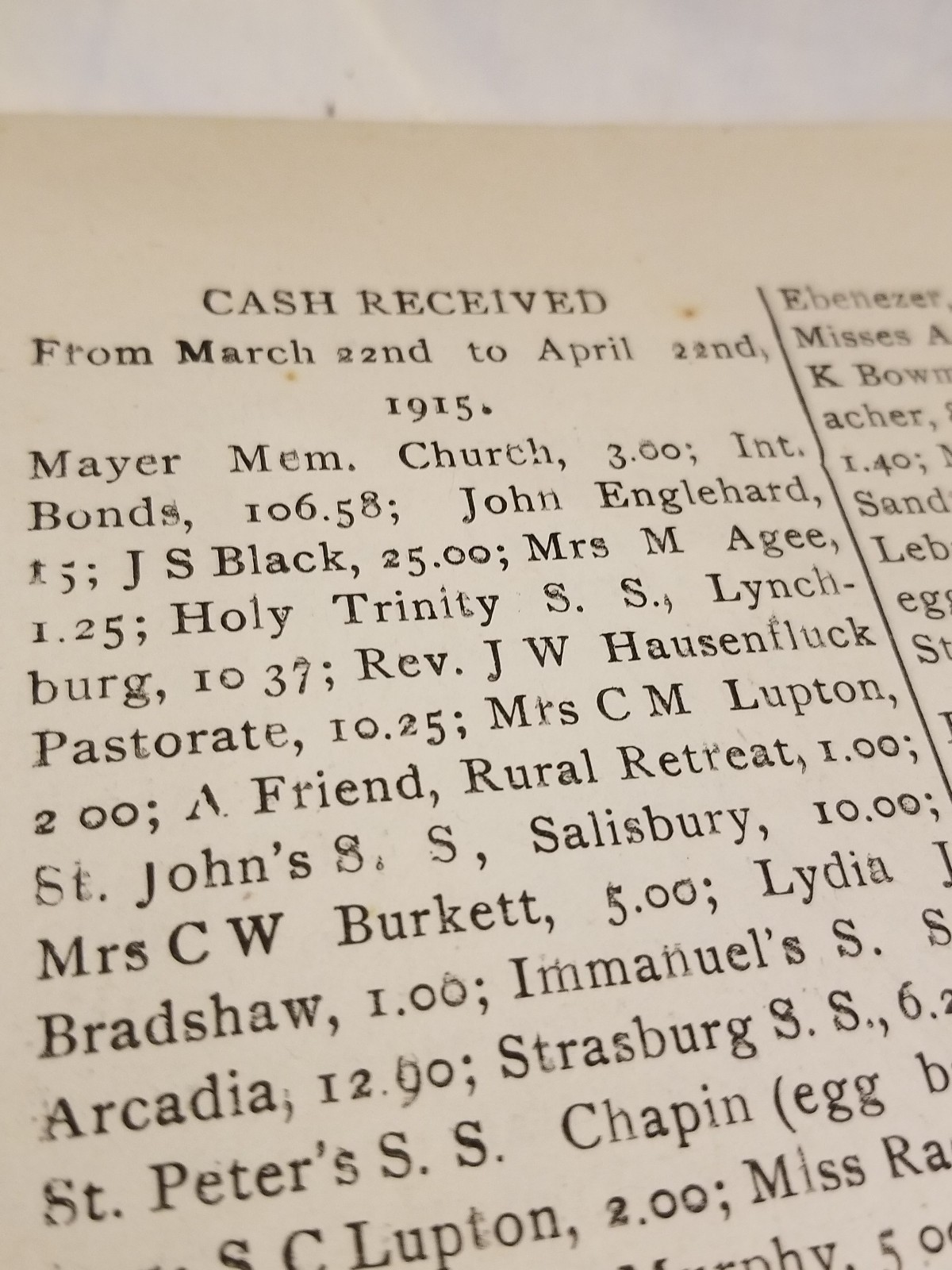 The Messenger 1915 Salem VA Lutheran Orphan Home Monthly Newsletter Vol XV No 5
