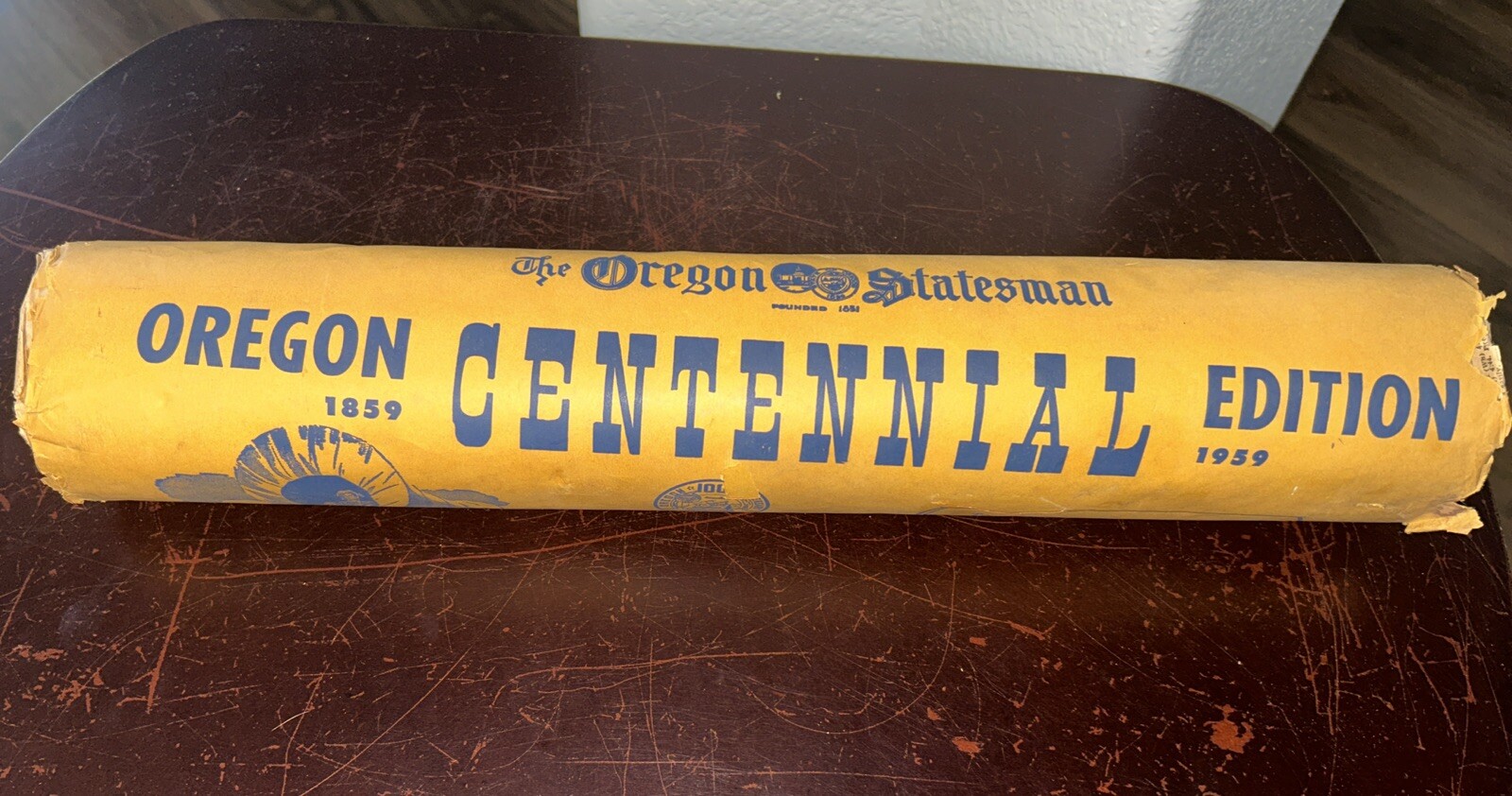The Oregon Statesman Centennial Edition Newspaper 1959/ Never Opened