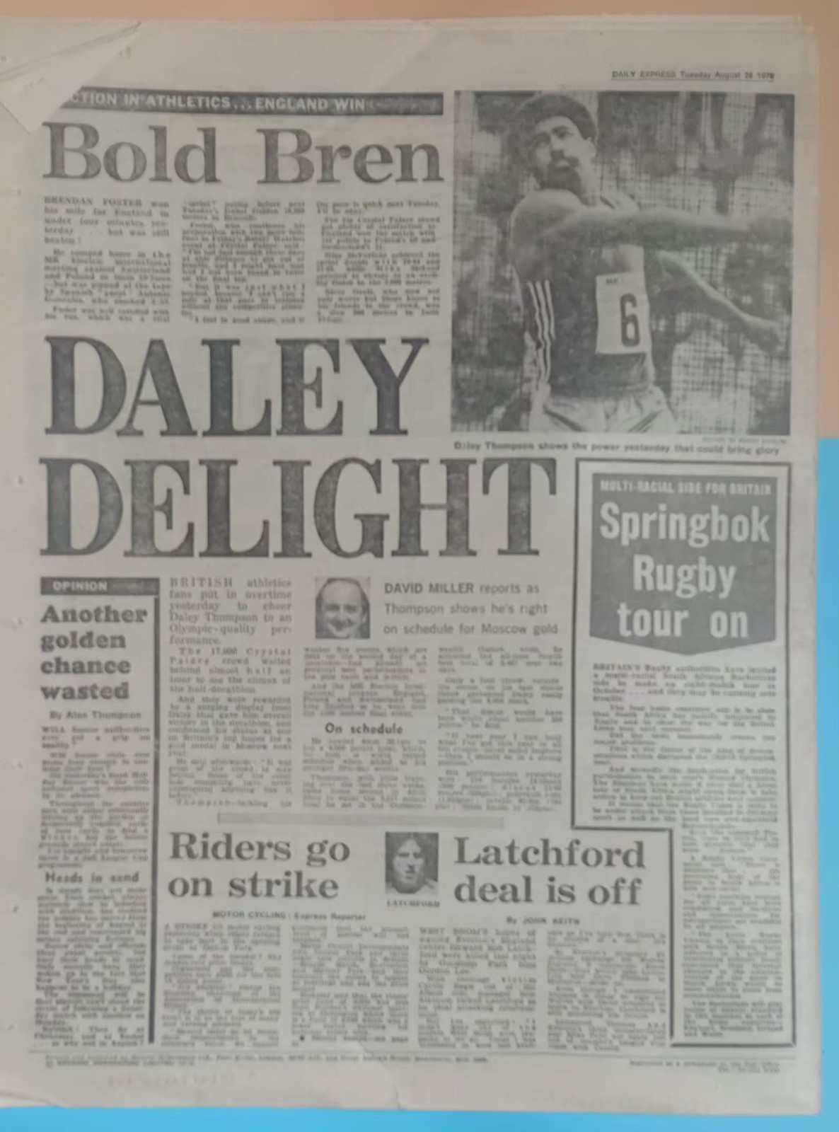 Aug 29 1979 Newspaper Daily Express Mountbatten Killed Ira Charles Philip Uncle