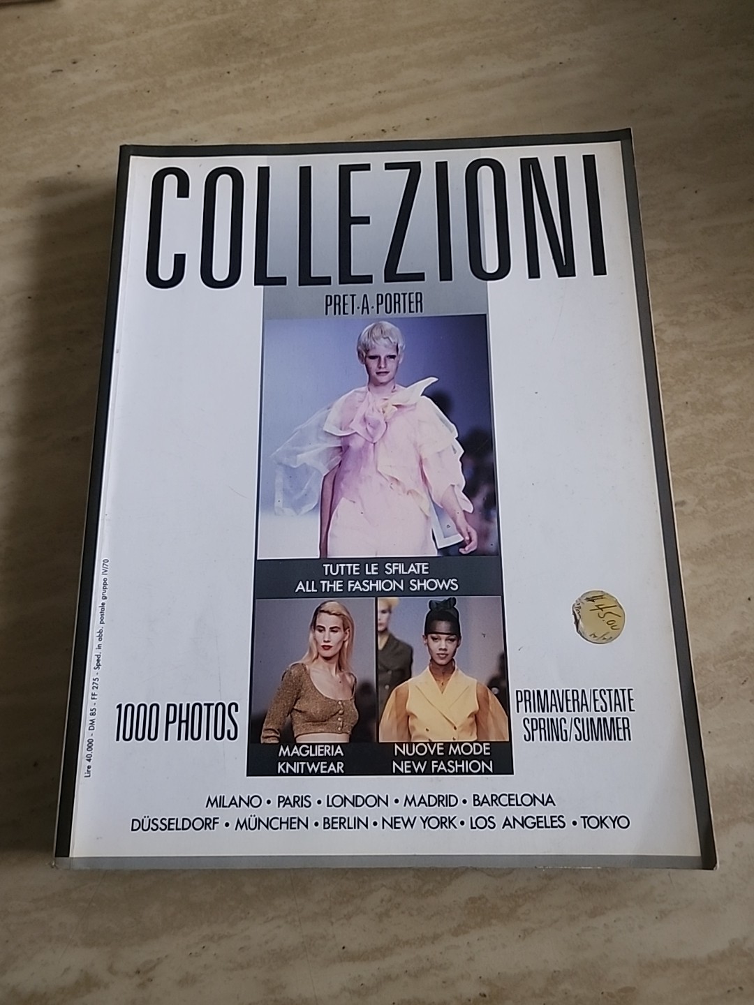 COLLEZIONI No. 9 Spring/Summer 1989 – Pret-A-Porter – 1000 Fashion Photos ITALY
