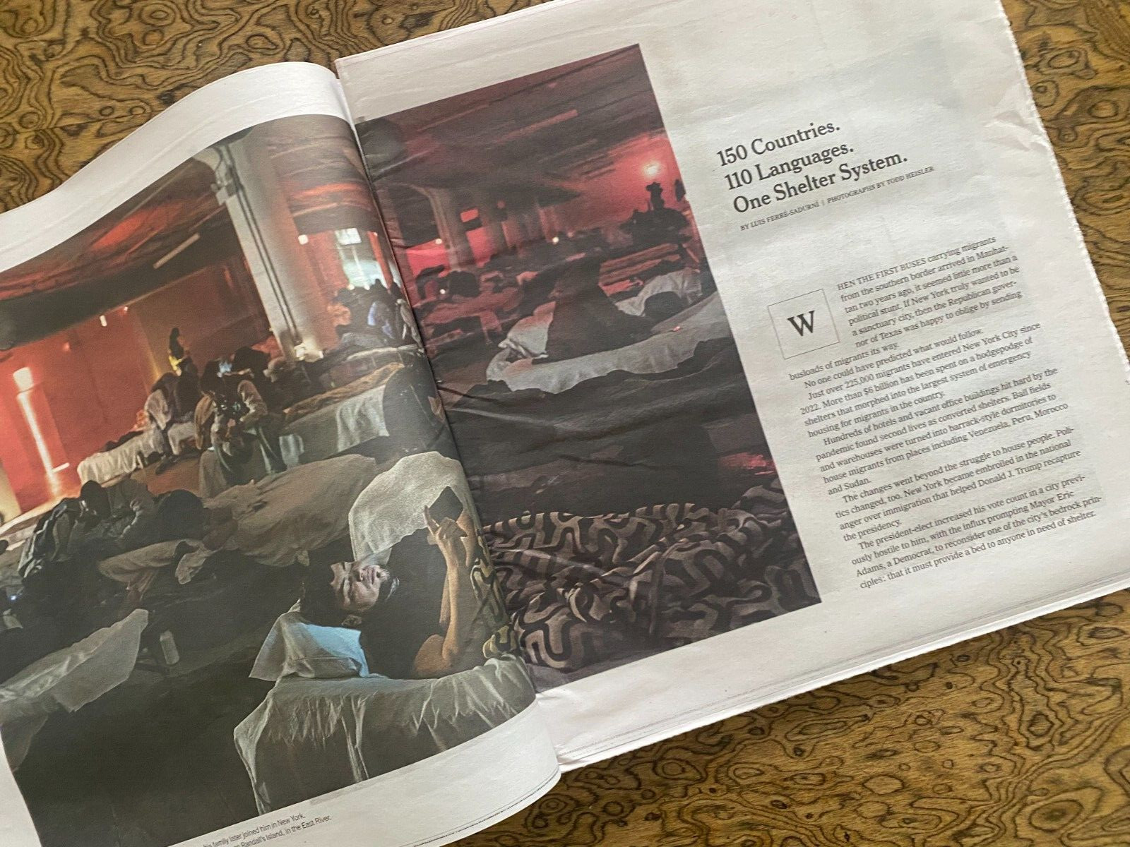 New York City Migrant System NY Time Special Issue 48 Pages January 2025
