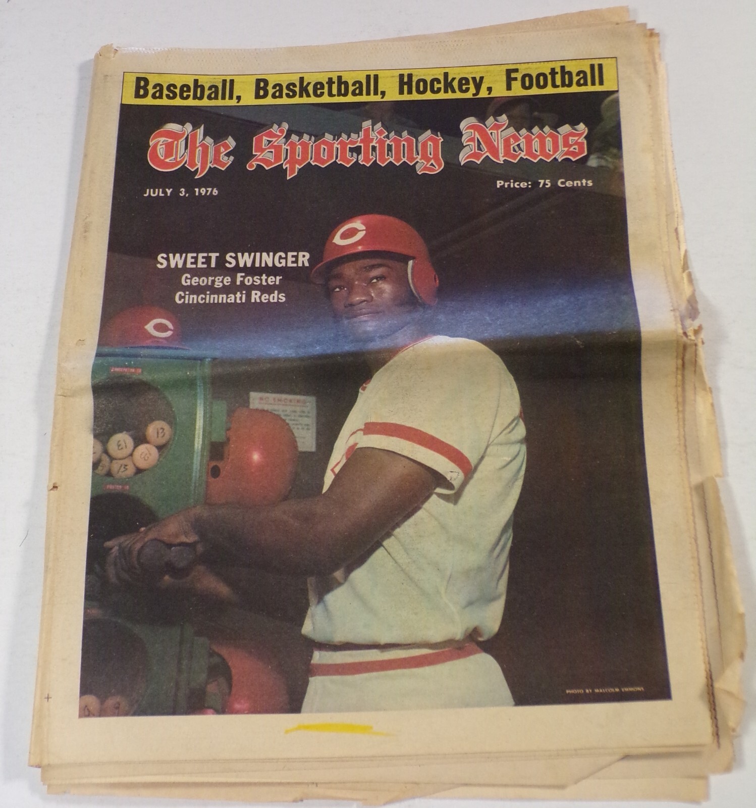 The Sporting News July 3, 1976, George Foster Cincinnati Reds – 053024JENON