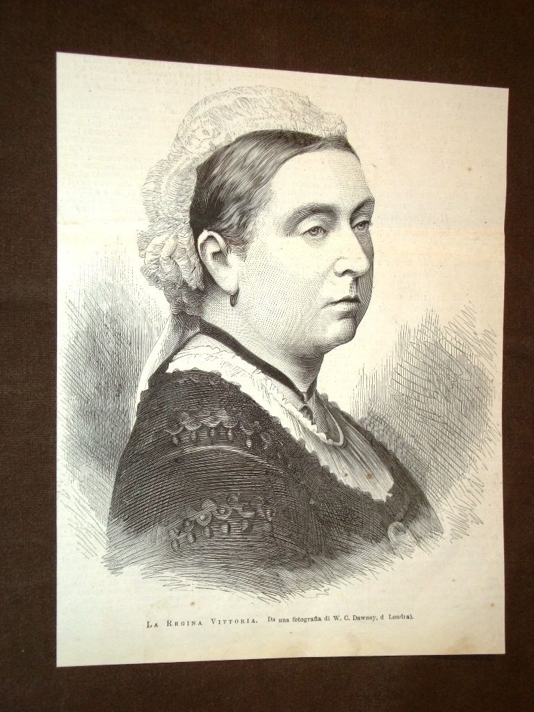 The Queen Victory or Victoria of the United Kingdom in 1879