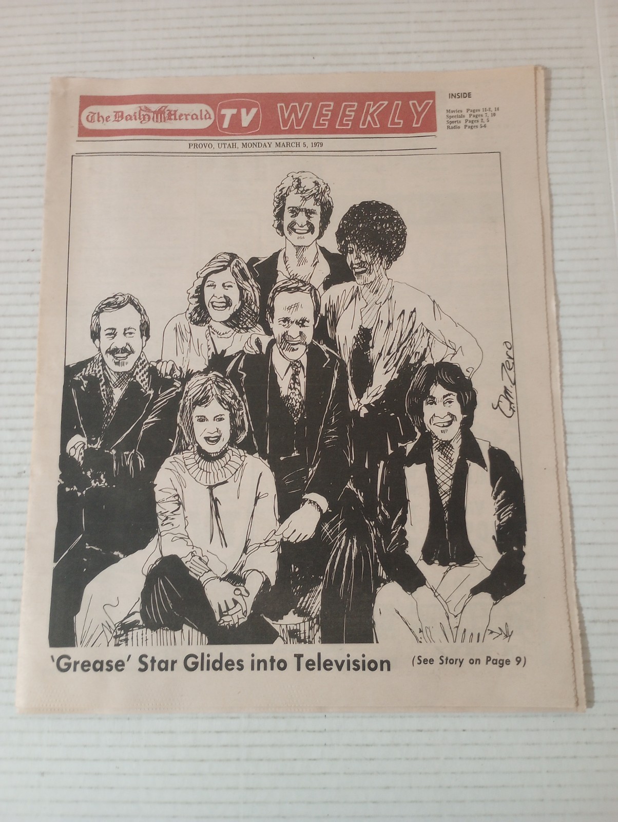 The Daily Herald TV Weekly March 5 1979 Stockard Channing ZCMI Ad Provo Utah UT