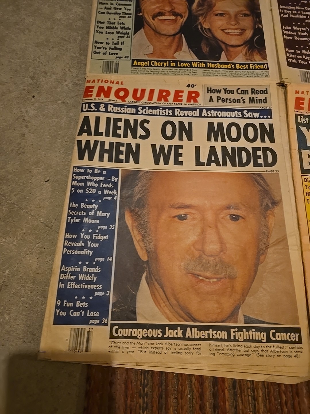 Vintage Lot Of 7 ‘National ENQUIRER’ Magazines (4) 1979 And (2) 1980 Editions