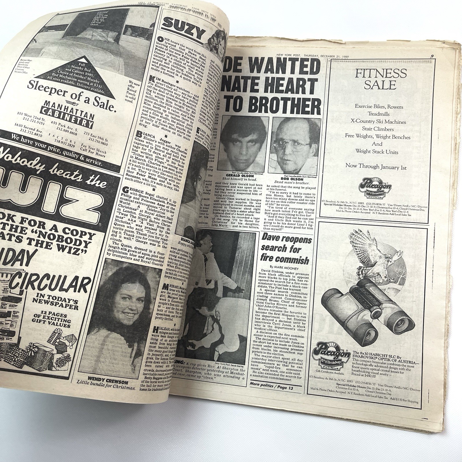 New York Post December 21 1989 Manuel Noriega Where Is the Rat Newspaper
